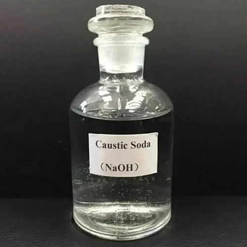 Caustic Soda liquid close up