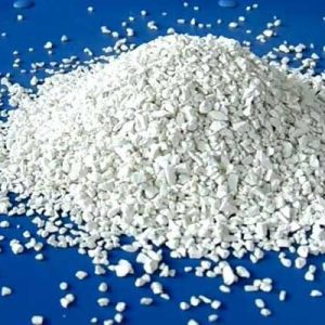 High-purity Calcium Hypochlorite 65-70% (Bleaching Powder) product in white solid form for disinfection use.
