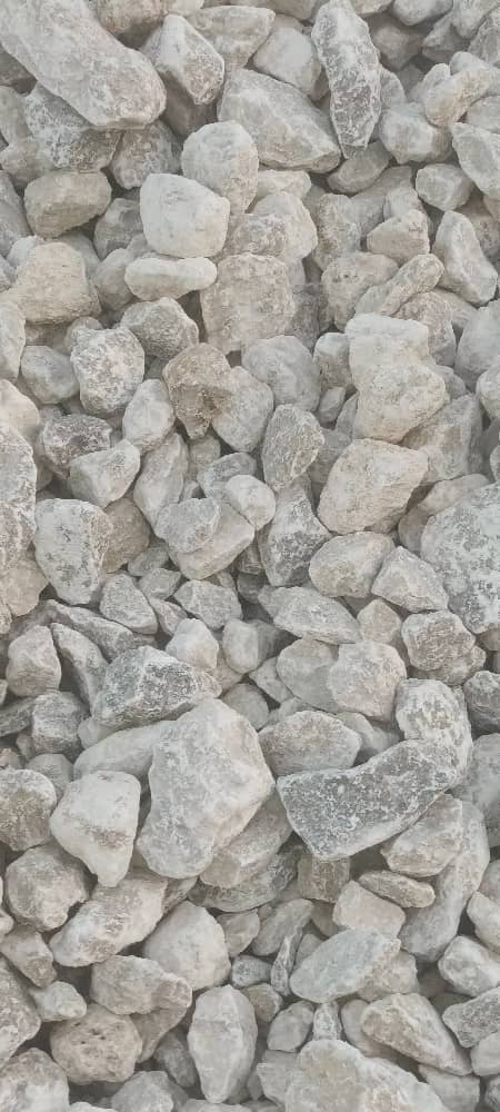 Gypsum export packaging in jumbo bags prepared for international shipping from Iran