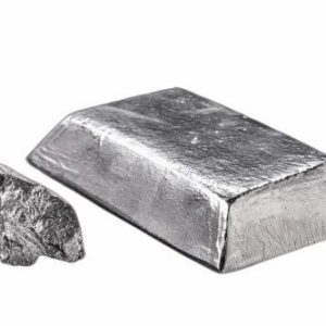 High-purity Aluminum Ingot stacked for industrial use