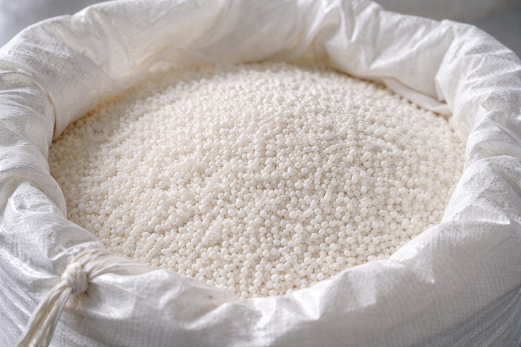 Urea granules in industrial sack – Shiraz Petrochemical