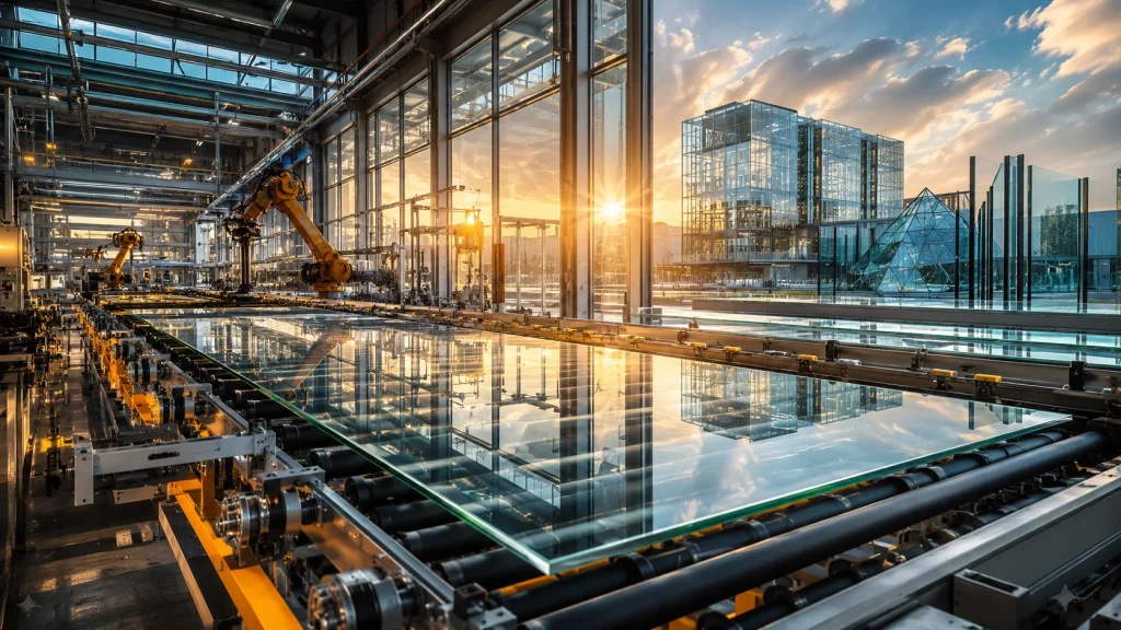 Premium float glass production line at a leading Iran glass supplier factory